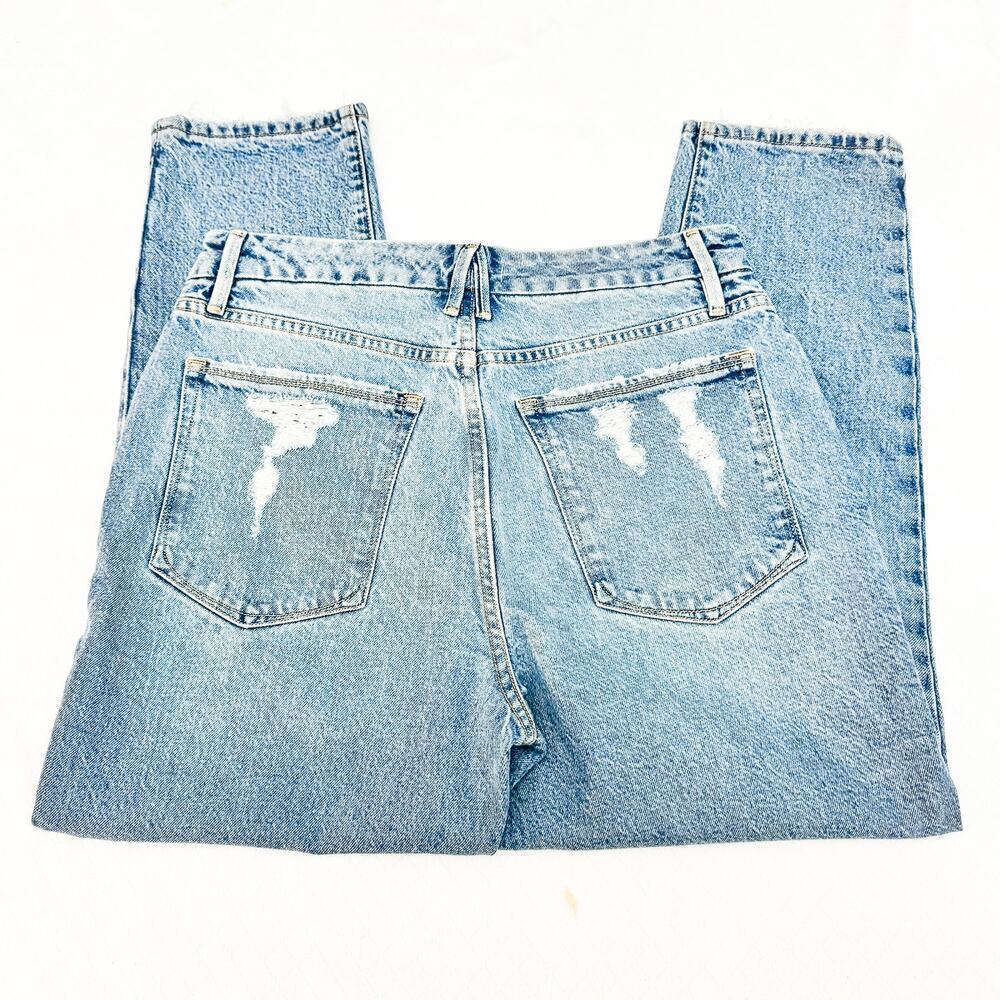 Good American Straight Leg Denim Jeans GGBDH602T Size 6 / 28 - Picture 5 of 8